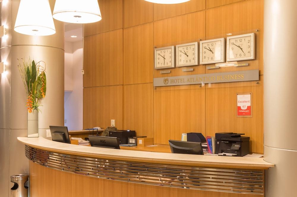 Hotel Atlantico Business Centro Rio de Janeiro Luaran gambar Reception desk