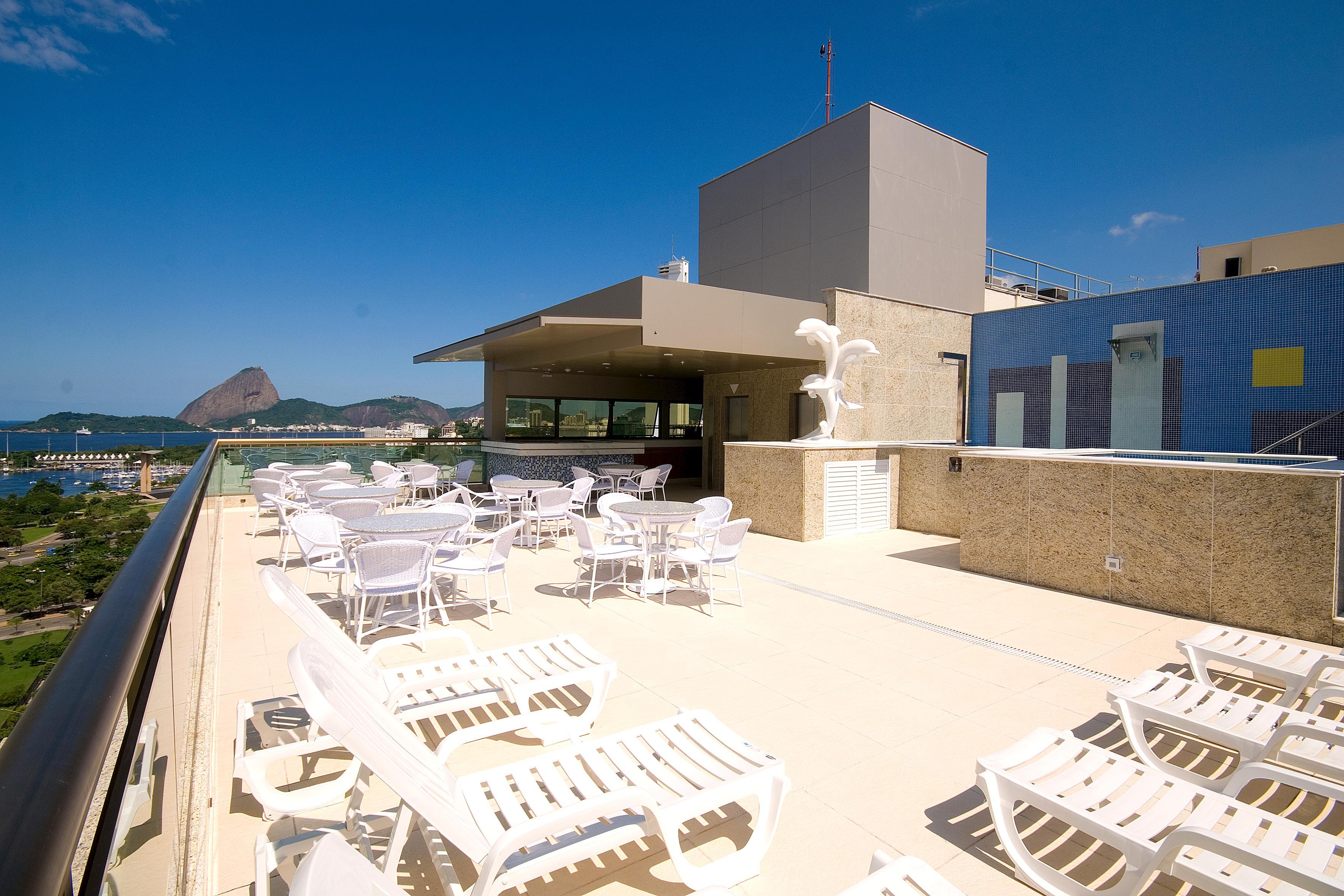Hotel Atlantico Business Centro Rio de Janeiro Luaran gambar Rooftop of the hotel